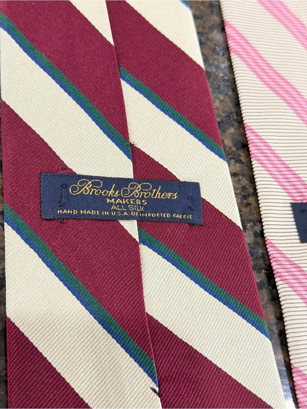 4 Brooks Brothers Makers Repp Striped Ties. Silk | Luxury | Heritage | Formal